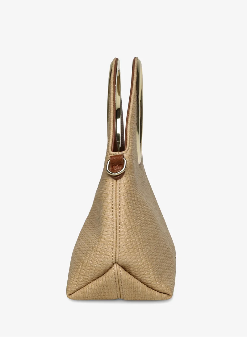 Steve Madden  Top Handle Ring Textured Satchel Bag for Women | Best Price UAE